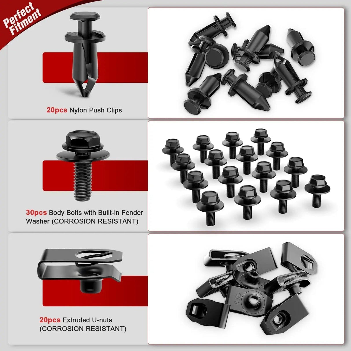 Fender 70 Pcs Engine Under Cover Splash Shield Guard Body Bolts Bumper Fender Liner Push Retainer Clips for Infiniti G35 G37 FX35 FX45 EX35 Nissan 370Z 350Z