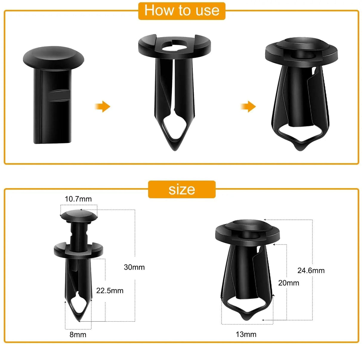 retainer clips 70 Pcs Retainer Fastener Rivet Clips For Infiniti G35 G37 FX35 FX45 EX35 Nissan 370Z 350Z