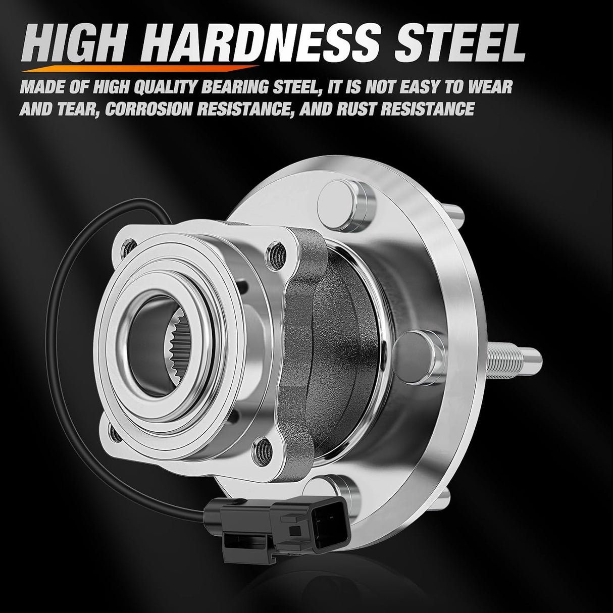 Rear Wheel Bearing and Hub Assembly for Chevy Equinox 2010 2011 2012 2013 2014 2015 2016, GMC Terrain 2010–2016, 5 Lug W/ABS 512440-2pack