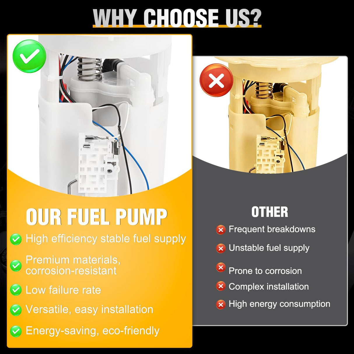 Fuel Pump Assembly E8502M for Nissan Sentra 2002-2006 L4 1.8L 2.5L