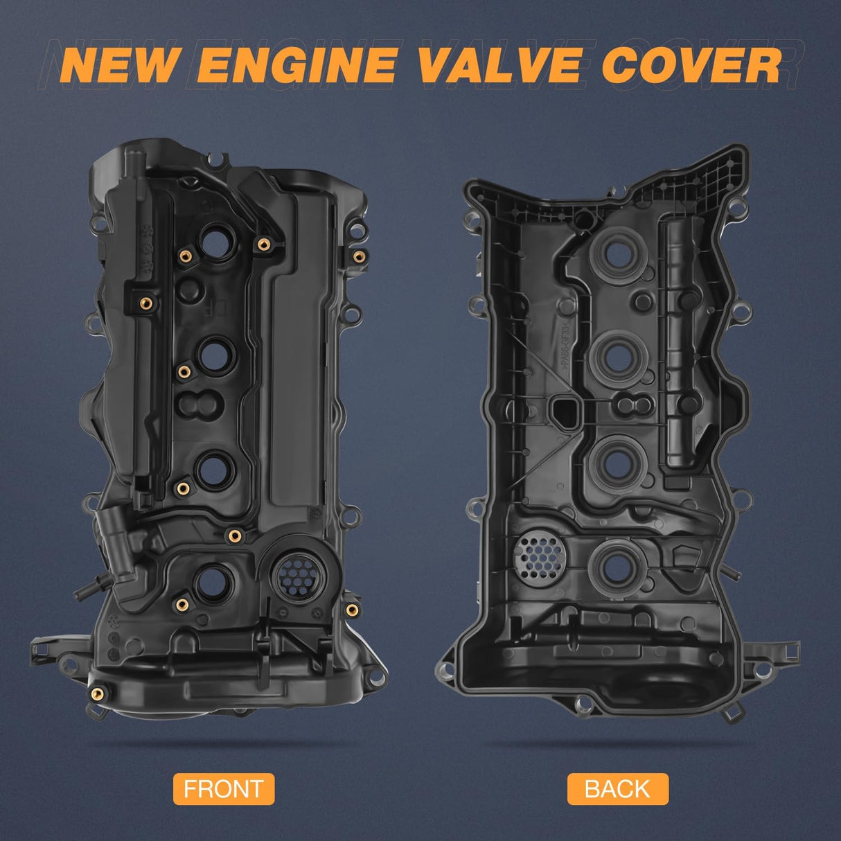 Engine Valve Cover Set for BMW 125i 128i 2007 2008 2009 2010 2011 2012 2013, 130i 323i 328i 525i 528i 528xi 530i 2006-2013, X1 X3 X5 Z4 2006 2007 2008 2009-2011 (Bolts Included)