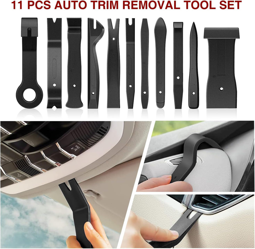 19 Pcs Auto Trim Removal Tool Set Black Nilight