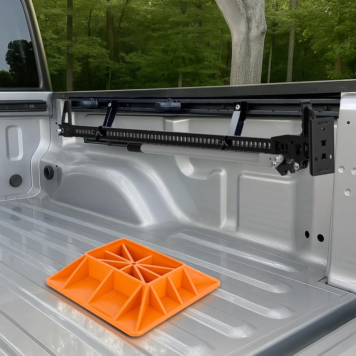 Off-Road Jack Base, Farm Jack Base Stand Plate Recovery Accessories,11.5 Inch x 11.5 Inch, Orange