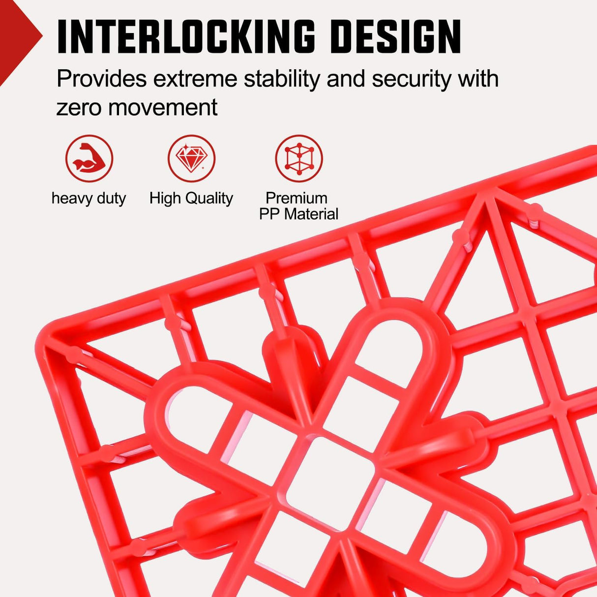 RV Leveling Blocks 10 Pack Interlocking Design Stabilizer Block Customizable Height with Carrying Bag for Rv Camper Travel Trailer