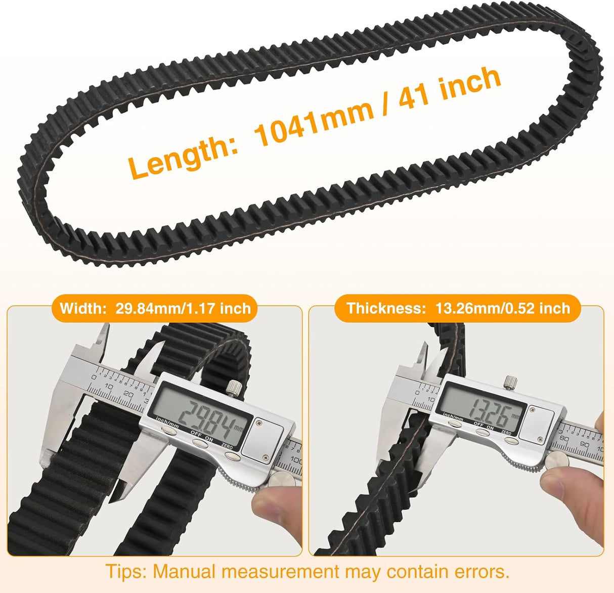 Drive Belt 3211113 19C3982 Compatible with Polaris Ranger 500 RZR 800 Belts Sportsman 500 570 800 EFI 450 H.O. Touring 6x6 Model for Polaris Clutch 2007-2020 Heavy Duty ATV UTV CVT Belt,1 PCS