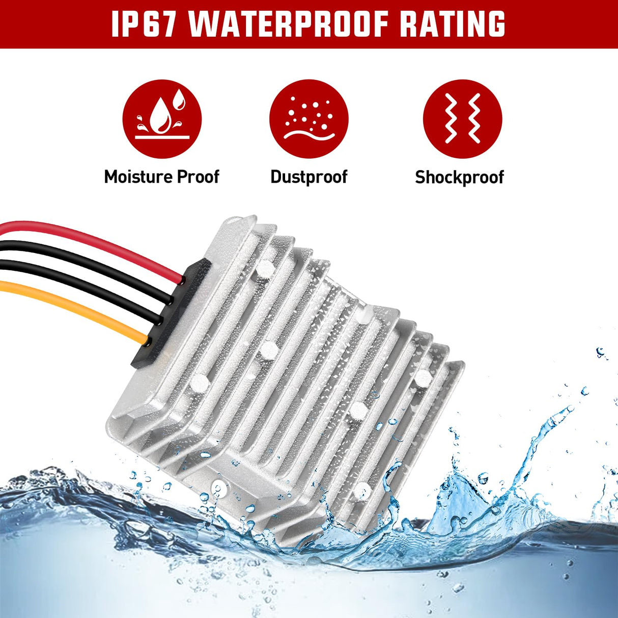 24V to 12V 20A 240W Voltage Converter Nilight