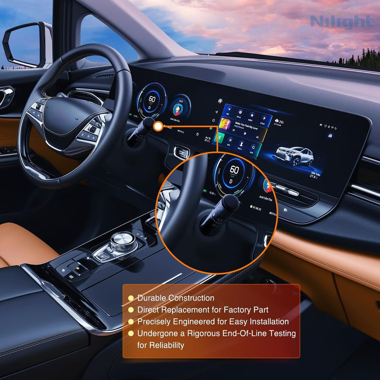 2005-2008 Ford F150 2006-2008 Lincoln Mark LT Turn Signal Switch Nilight