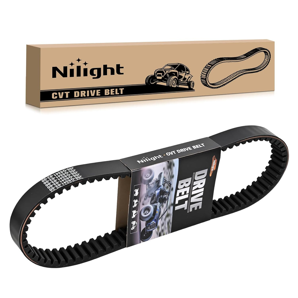 Golf Cart Drive Belt J55-G6241-03-00 Fit for Yamaha G2 G5 G8 G9 G11- G28 ProHauler 700 Heavy Duty Clutch Drive Belts Replaces OE Part # J55-G6241-00-00 J55-G6241-01-00 J55-G6241-02-00, 1 Pack