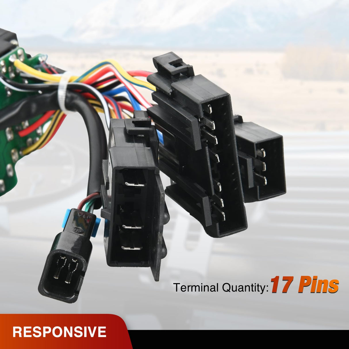 Turn Signal Switch Compatible with 2004 2005 2006 2007 2008 2009 2010 2011 2012 2013 2014 Volvo VN 2004-2015 VNL VHD 2004-2014 VNM Multifunction Combination Lever Switches