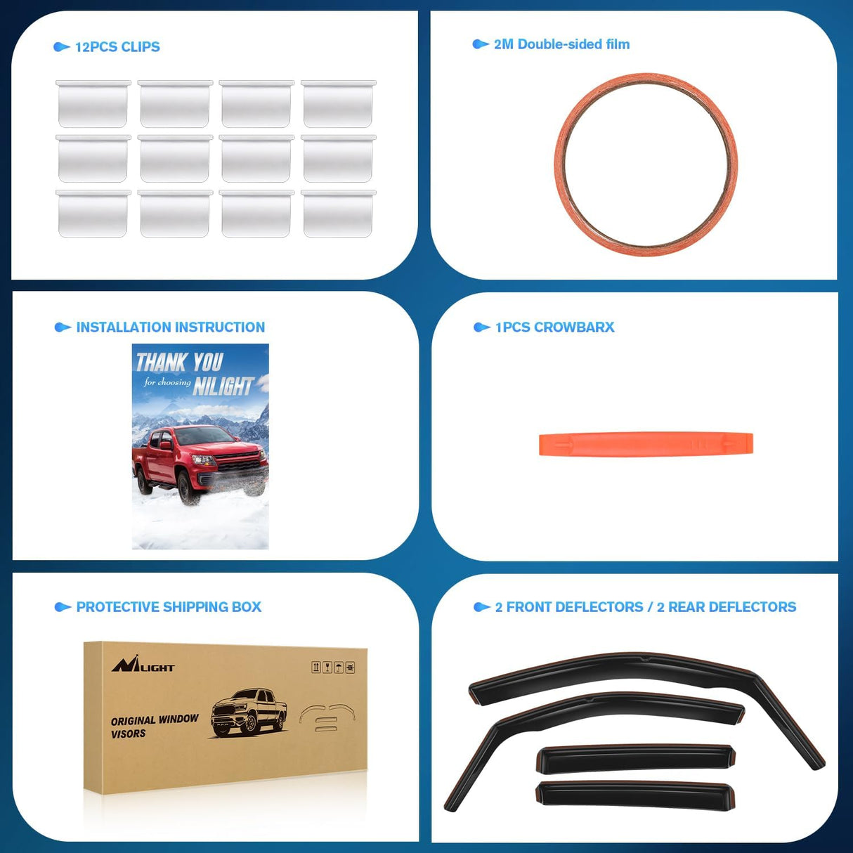 in Channel Rain Guards for Honda Ridgeline 2017 2018 2019 2020 2021 2022 2023 2024 2025 Original Window Deflectors, Vent Window Visors-4PCS