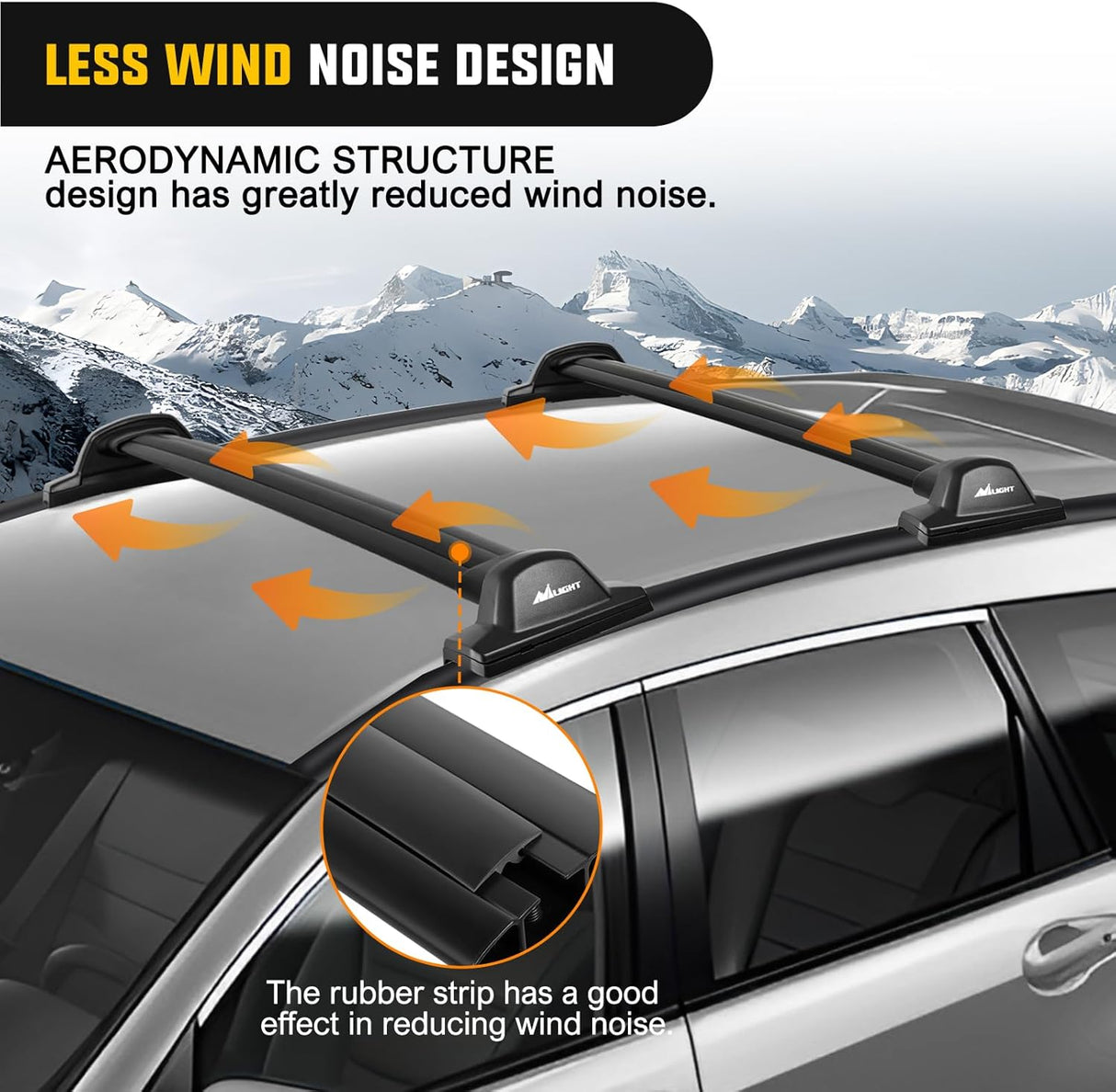Roof Rack Cross Bars Fit for Honda CRV 2007 2008 2009 2010 2011 with Fixed Point, Adjustable Aluminum Car Crossbars with Rubber Pad for Cargo Carrier Luggage Bike Kayak Rooftop Tent Snowboard