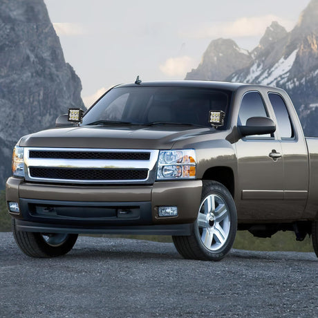 Ditch Light Hood Hinges Mounts For 1999-2006 Chevrolet Silverado Tahoe Suburban GMC Sierra Yukon Nilight