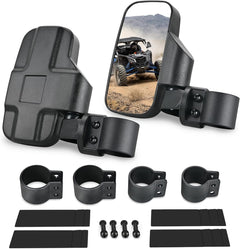 UTV Side Mirrors Universal Fit For 1.6in to 2in Roll Cages