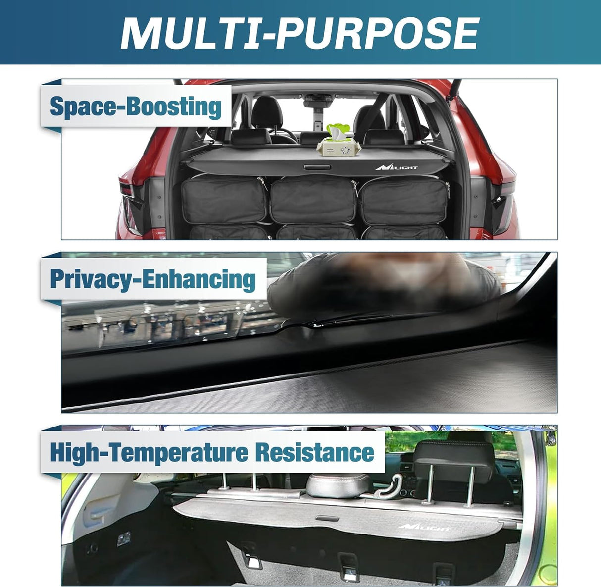 Trunk Cargo Cover 2023 2024 Honda CRV Retractable Trunk Cargo Cover