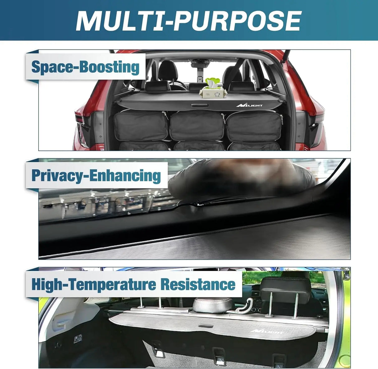 Trunk Cargo Cover 2023 2024 Honda CRV Retractable Trunk Cargo Cover