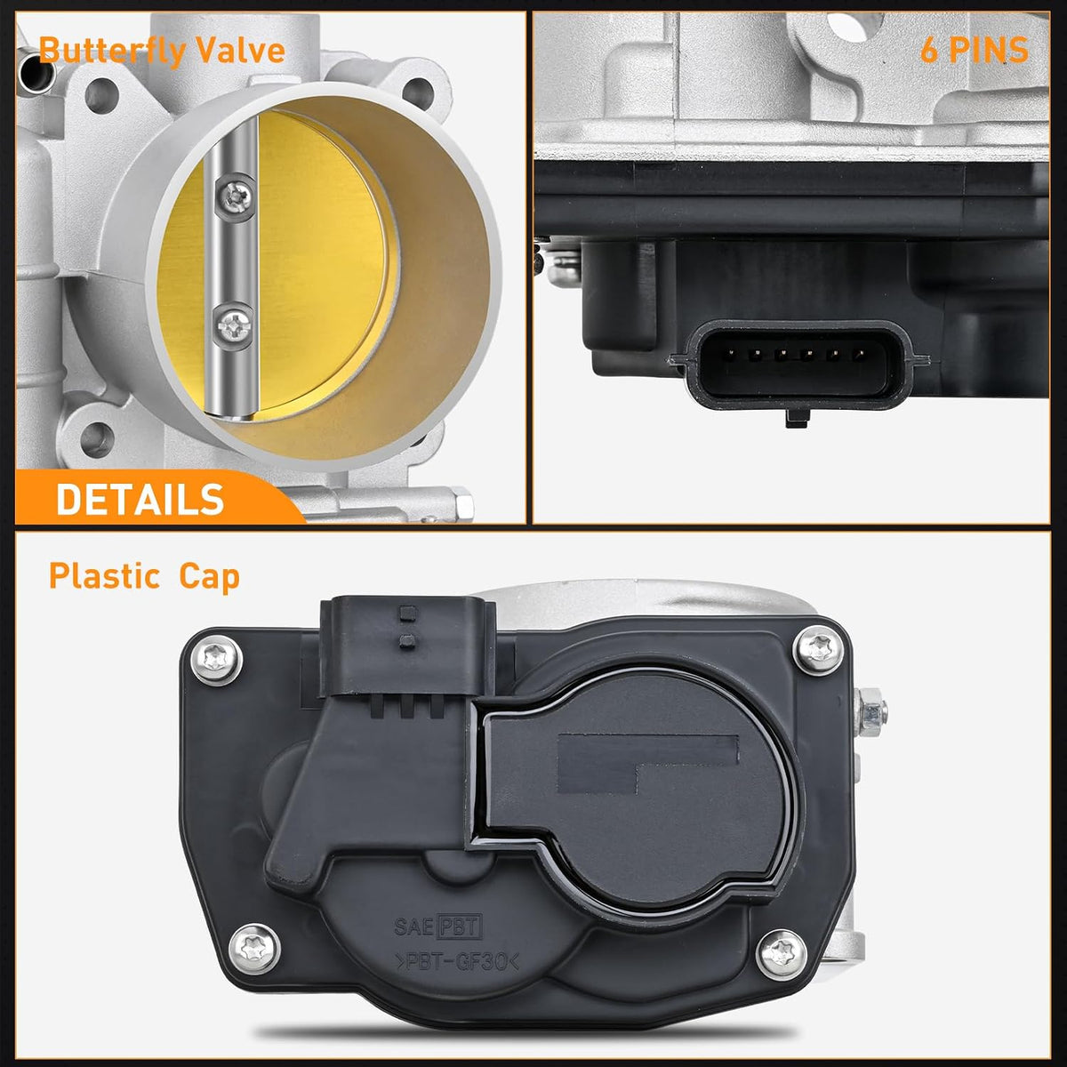 Electronic Throttle Body for Nissan Altima 2007-2012, Nissan Rogue 2008-2013, Nissan Sentra 2007-2012, Replacement Throttle Body, #16119-JA00A 977-795