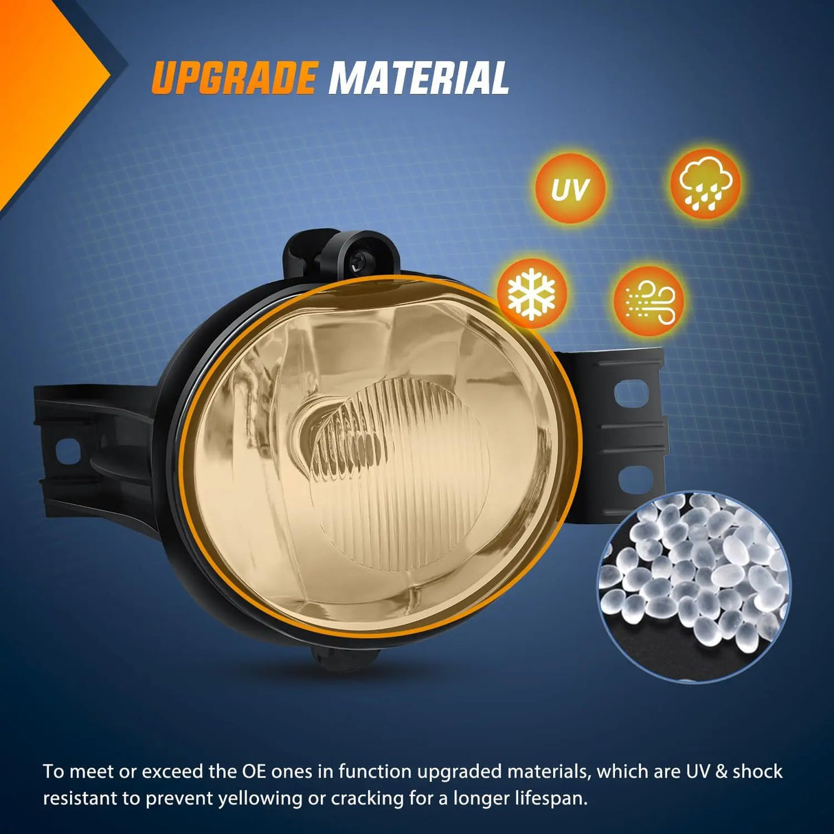 Fog Light Assembly Fog Lights Assembly Compatible with 2002 2003 2004 2005 2006 2007 2008 Dodge Ram 1500 2003-2010 Ram 2500 3500 2004 Durango 2nd Generation 2005 2006 Durango w/9006 55W bulbs