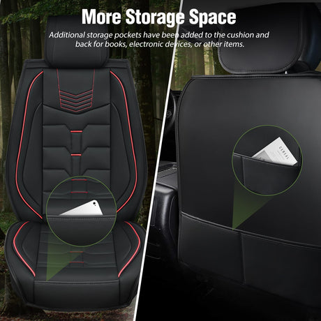 2005-2024 Toyota Tacoma Front Seat Covers Nilight