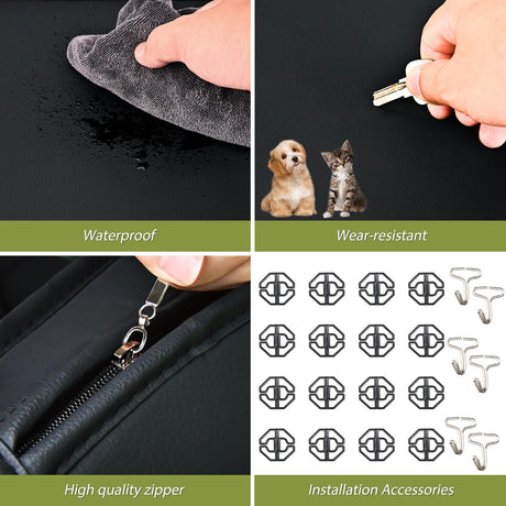 2005-2024 Toyota Tacoma Front Seat Covers Nilight