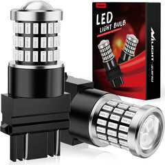 57LEDs Red 3156 3056 4157 3057 3157 LED Bulbs (Pairs)