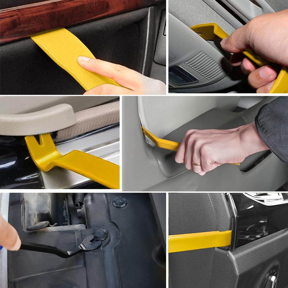 8 Pcs Auto Trim Removal Tool Set Yellow Nilight