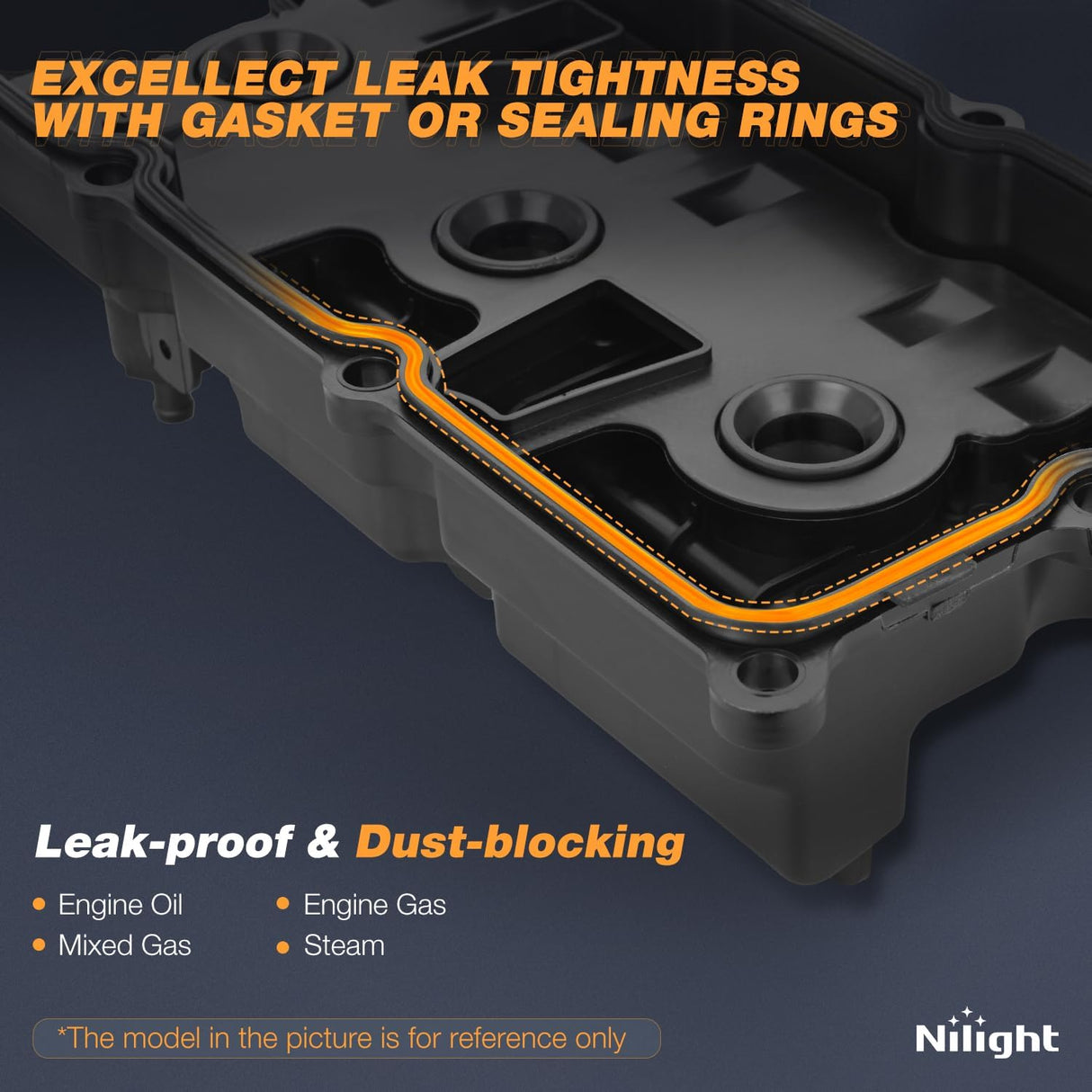 Pair Engine Valve Cover Set for Infiniti I35 2002 2003 2004, for Nissan Altima 2002 2003 2004 2005 2006, Maxima 2002-2006 2007 2008, Quest 2004-2009, Murano 2003 2004 2005 2006 2007