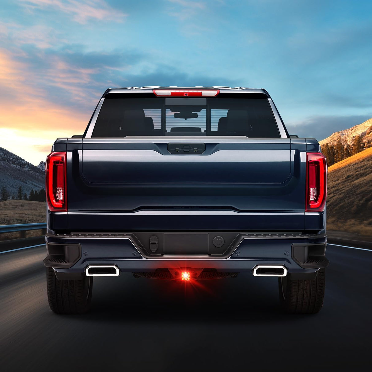 12LED Brake Light Trailer Hitch Cover Nilight