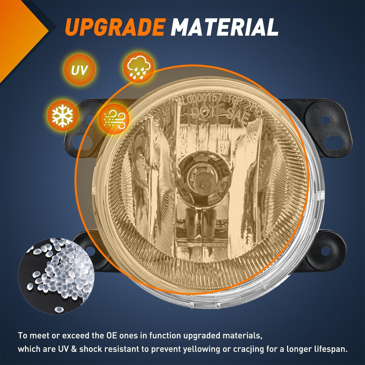 Fog Light Assembly Fog Lights Assembly Compatible with 2007 2008 2009 Jeep Wrangler 2005-2008 Dodge Magnum 2009 Journey 2006-2010 Chrysler PT Cruiser 2005-2010 300 Touring Models Clear Lens