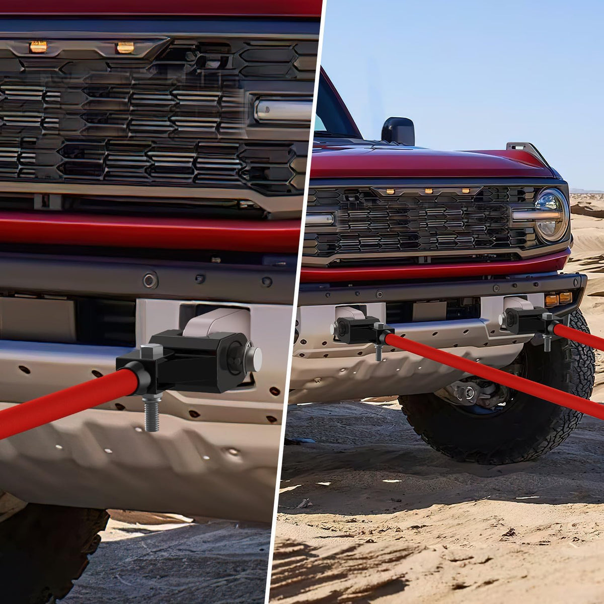 BX88296 BX88357 Tow Bar and Off Road Adapter Kit 7/8 Inch Pin | Fit for Blue OX Avail BX7420, Ascent BX4370, BX4375; Alpha BX7365, BX7380; Aventa BX7445; Aladdin BX4325;Allure BX7460P