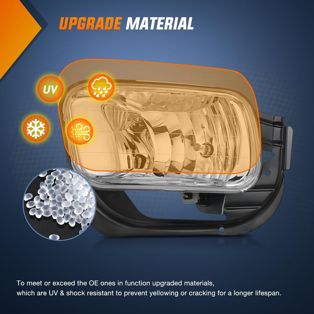 2009-2012 Dodge Ram 1500 2010-2018 Dodge Ram 2500 3500 Fog Light Assembly Clear Lens Nilight