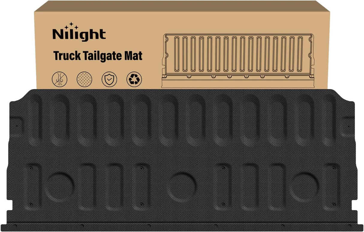 Tailgate Mat for Ford Maverick 2022-2025 2026 All Weather TPE Anti Slip Custom Fit Truck Tailgate Protector Liner