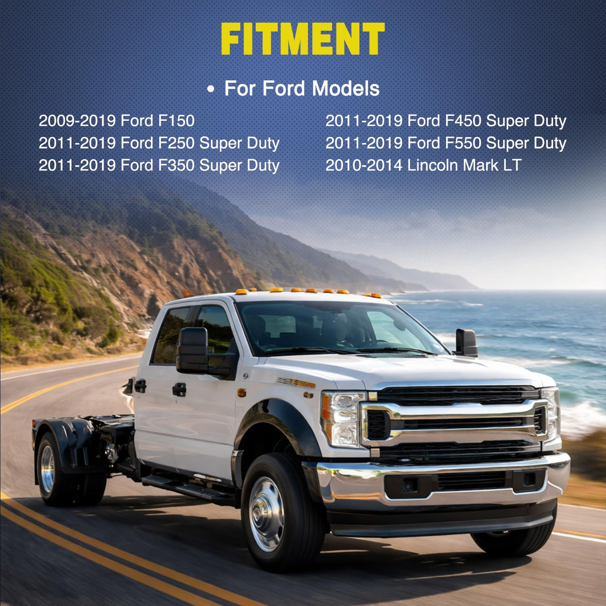 Headlight Dimmer Switch Compatible with 2009 2010 2011 2012 2013 2014 2015 2016 2017 2018 2019 Ford F150 2011-2019 Ford F250 F350 F450 F550 Super Duty 2010-2014 Lincoln Mark LT W/Fog Lights