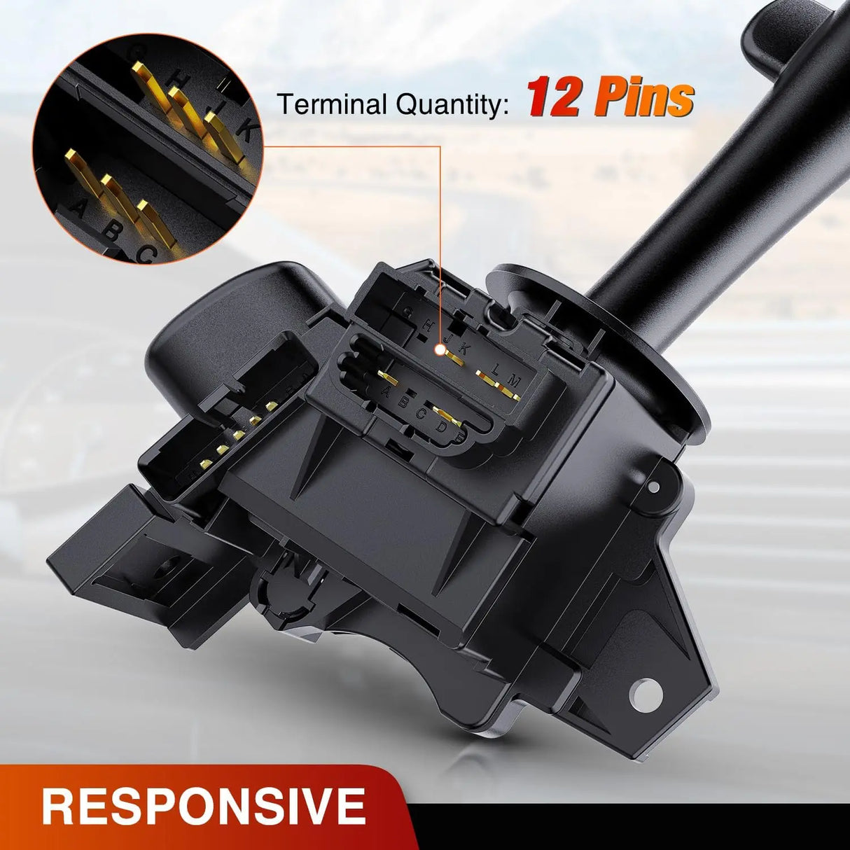 Rocker Switch Turn Signal Switch For 2007 2008 2009 2010 2011 2012 2013 Chevy Suburban Tahoe 2007-2013 GMC Yukon XL 2007-2014 Cadillac Escalade Blinker Windshield Wiper Switch