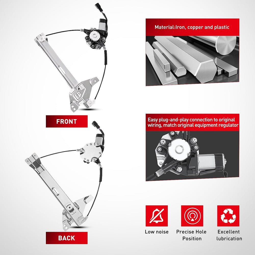 Window Regulator 2006-2013 Chevrolet Impala 2014-2016 Impala Limited Rear Passenger Side Power Window Regulator