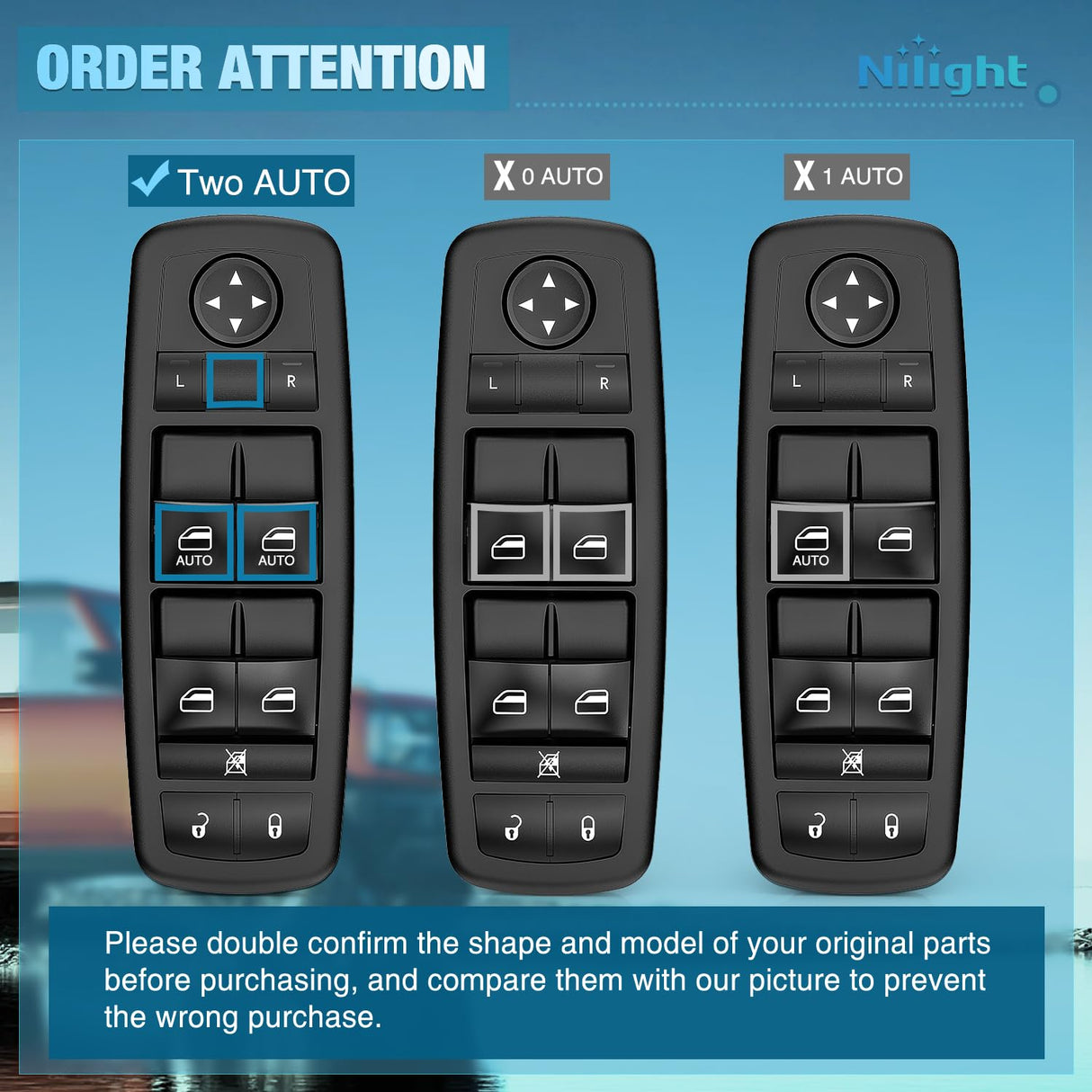 Driver Power Window Switch for 2016-2019 Dodge/Jeep w/Remaval Tool | for 2016 2017 2018 2019 Dodge Durango /Jeep Grand Cherokee 68289802AA 68289802AB 68319802AA Windows Control Switch