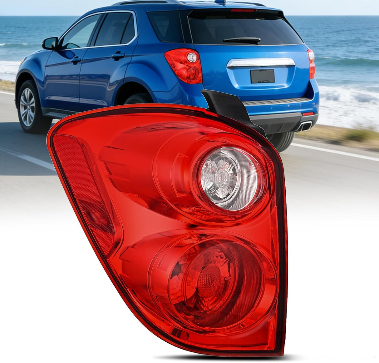 Taillight Assembly for 2010 2011 2012 2013 2014 2015 Chevy Equinox | Tail Light OE Style Rear Lamp Replacement Driver Side