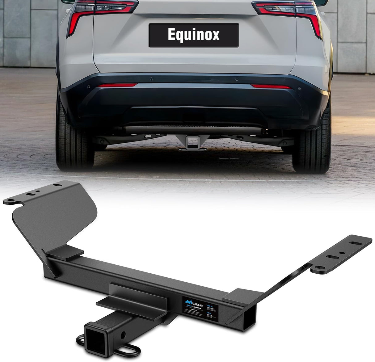 Class 3 Trailer Hitch Compatible with 2018-2026 Chevrolet Chevy Equinox (Excl.Diesel) 2018-2026 GMC Terrain (Excl.Diesel) 2 Inch Hitch Receiver fit Ball Mount Cargo Carrier Bike Rack Tow Hook