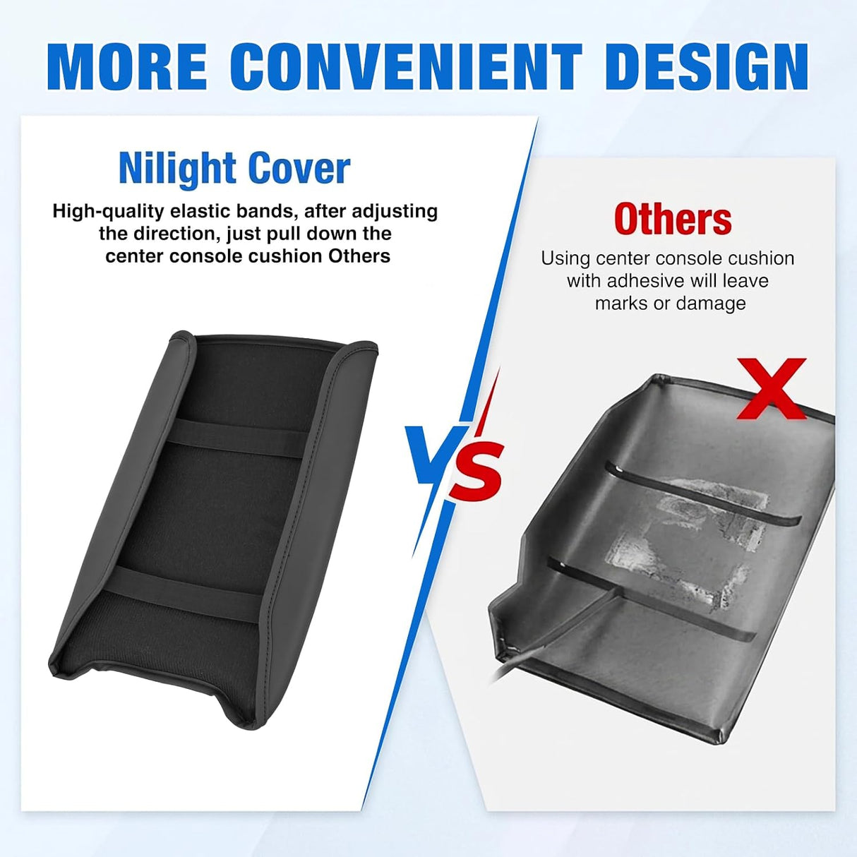 Center Console Cover for Nissan Pathfinder 2022-2026 Armrest Cover | for Pathfinder 2022 23 24 25 2026 Accessories Nappa Leather Middle Console Cushion Waterproof Anti-Scratch Arm Rest Pad Black
