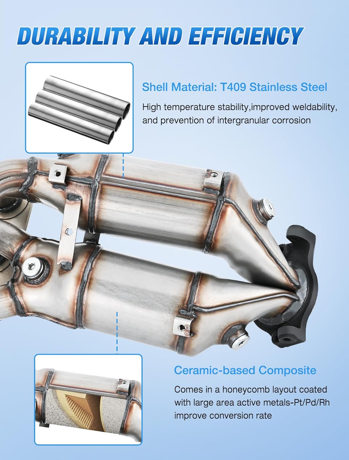 2001-2003 Toyota RAV4 2.0L Catalytic Converter Nilight