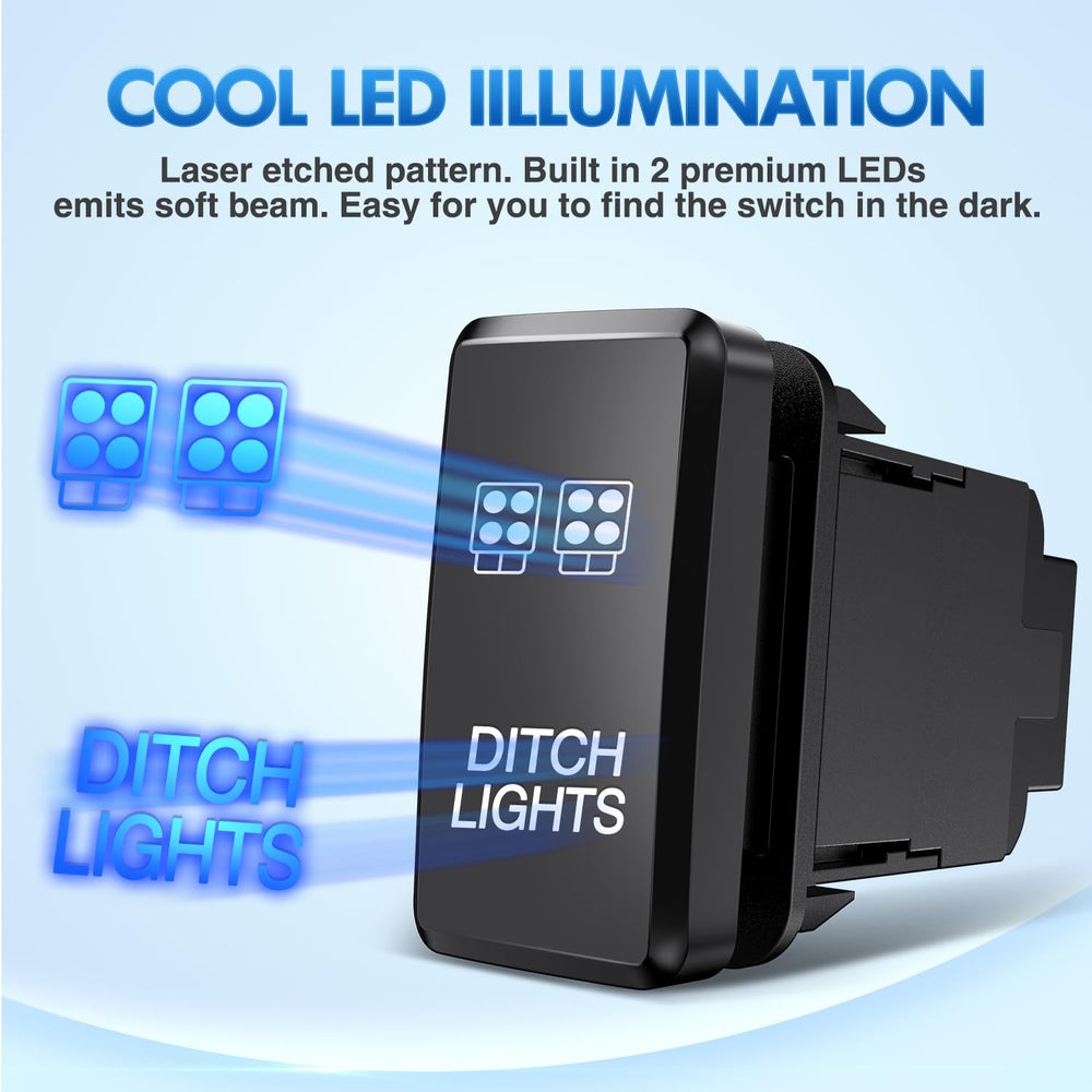 Toyota Ditch Lights Push Button ON/Off Switch Nilight