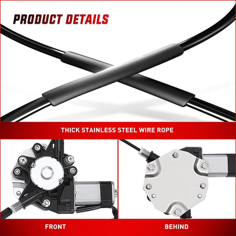 Window Regulator 2006-2013 Chevrolet Impala 2014-2016 Impala Limited Front Driver Side Power Window Regulator