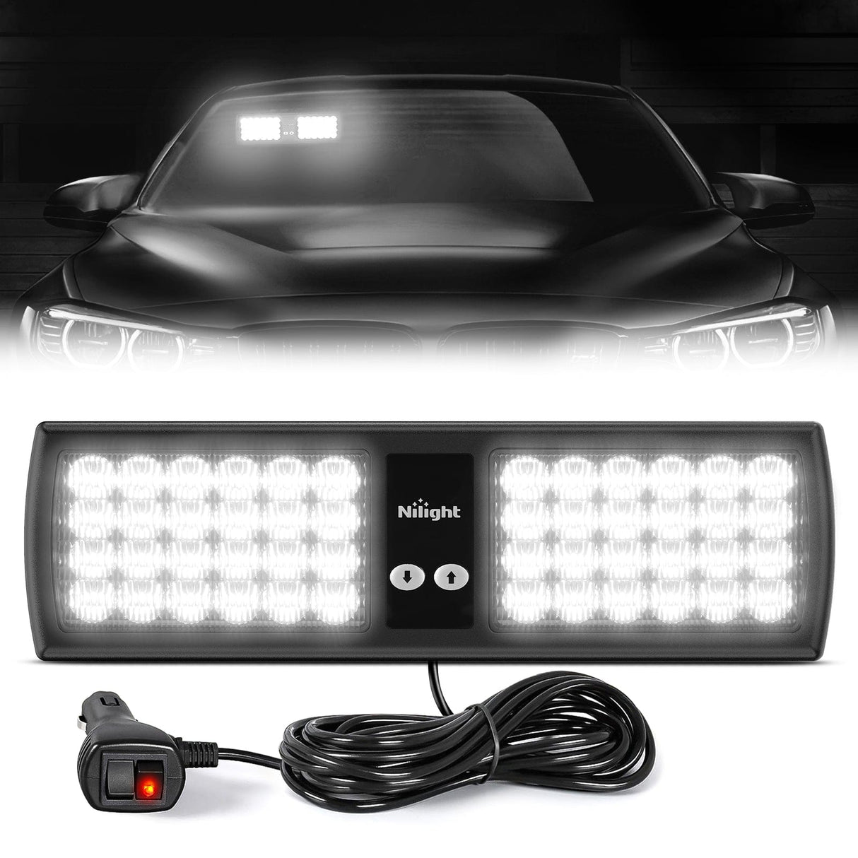 led strobe light 48 LED White Emergency Warning Strobe Lights