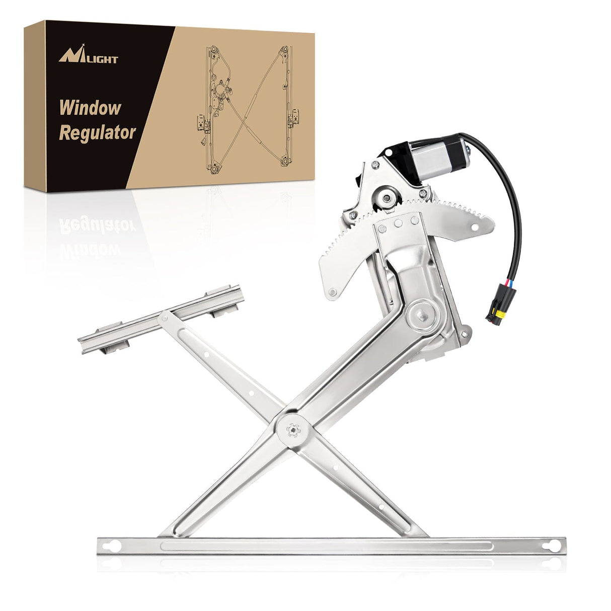 Window Regulator 741-753 Power Window Regulator and Motor Front Driver Side Compatible with Dodge Ram 1500 1994 1995 1996 1997 1998 1999 2000 2001,Ram 2500 3500 1994-2002,Front Left Side