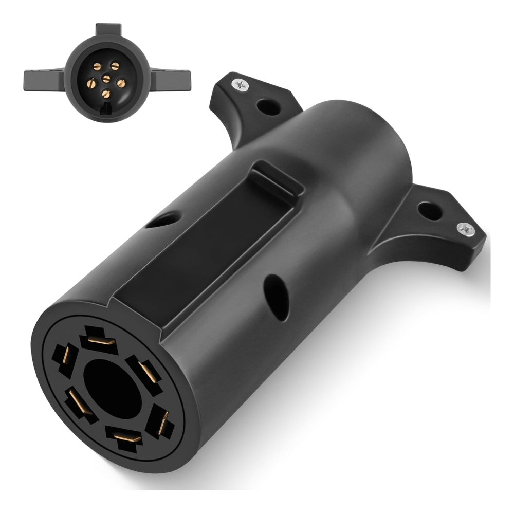 7 pin trailer plug to 110v adapter