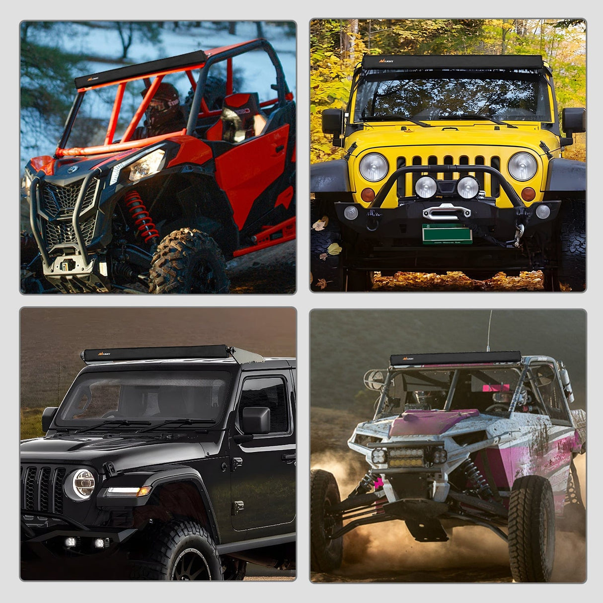 light cover LED Light Bar Cover 42 Inches Black Nylon Protective Sleeve Universal Fit Straight and Curved Bar Waterproof Dustproof Scratch-Proof Light Cover for Driving Off Road Lights