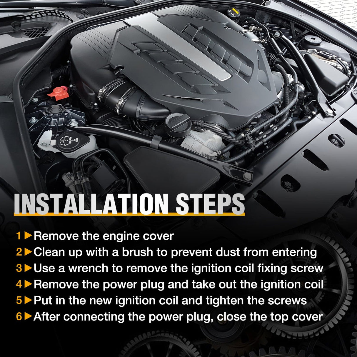 ignition coil pack Ignition Coil UF592 C1638 Automotive Replacement Ignition Coils Fit for BMW 325i 325Ci 328i 330Ci 335i 525i 528i 530i 535i 545i 745Li X3 X5 M5 M6 Z4-2.5 3.0 4.4 4.8L Engine 0221504470