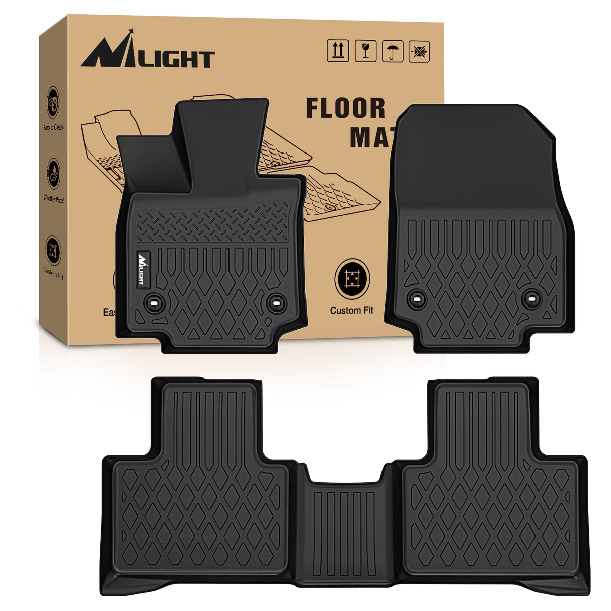 Floor Mat TPE Floor Mats for Lexus RX RX350 RX350h RX500h 2023 2024 2025 (NOT for RX450h PHEV)