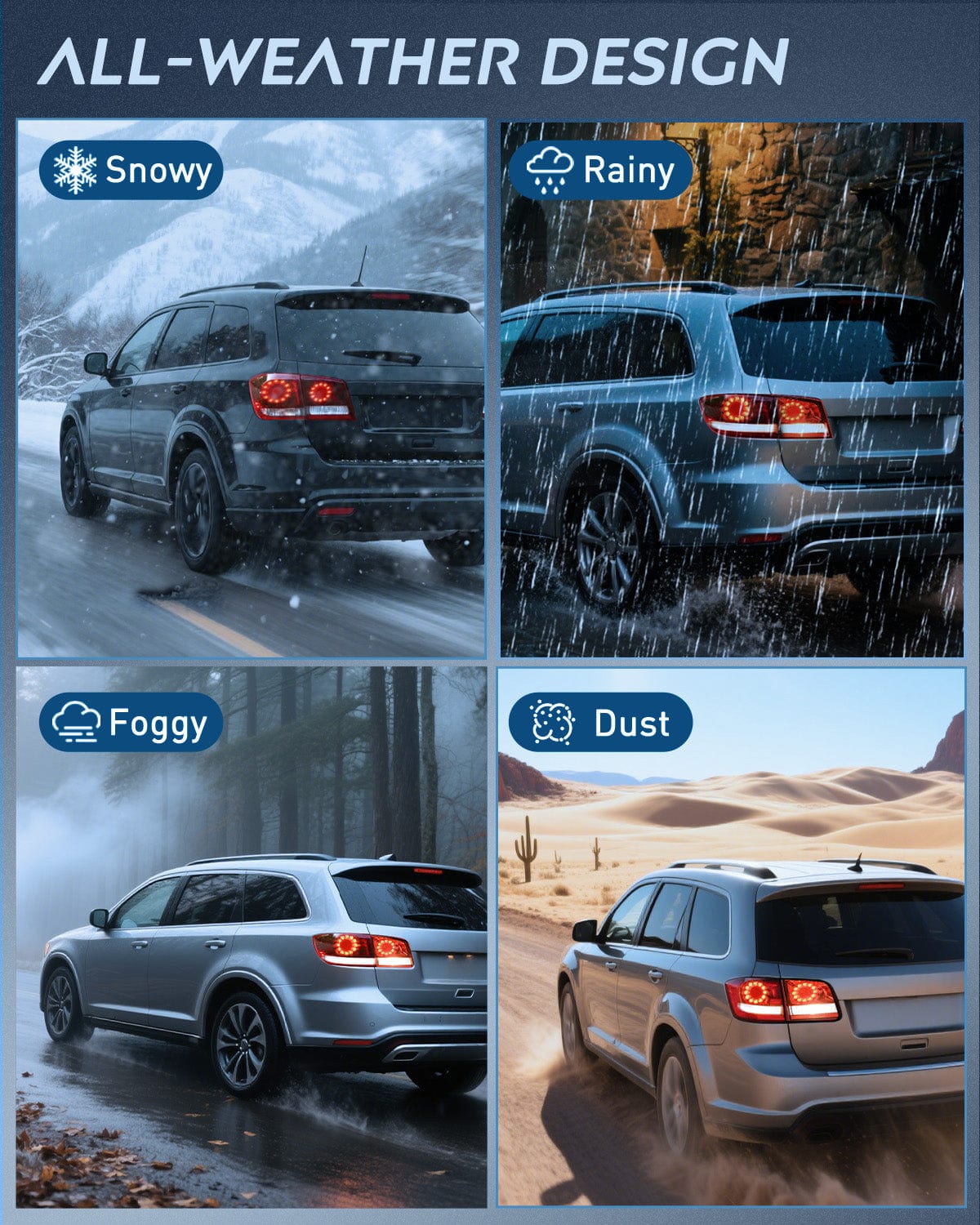 Taillight Assembly Taillight Assembly Compatible with 2011 2012 2013 2014 2015 2016 2017 2018 2019 2020 Dodge Journey Inner Tail Light Left Drive Side