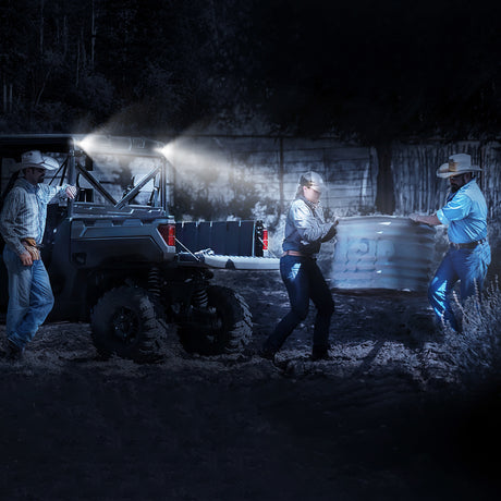 Nilight Rear Roof Backup Light Bar Brackets Reverse LED Lights Pod Mounting Bracket for Polaris Pro-fit Cage Compatible with 2013-2024 Ranger Full Size 570 800 900 1000 XP Crew 900 1000