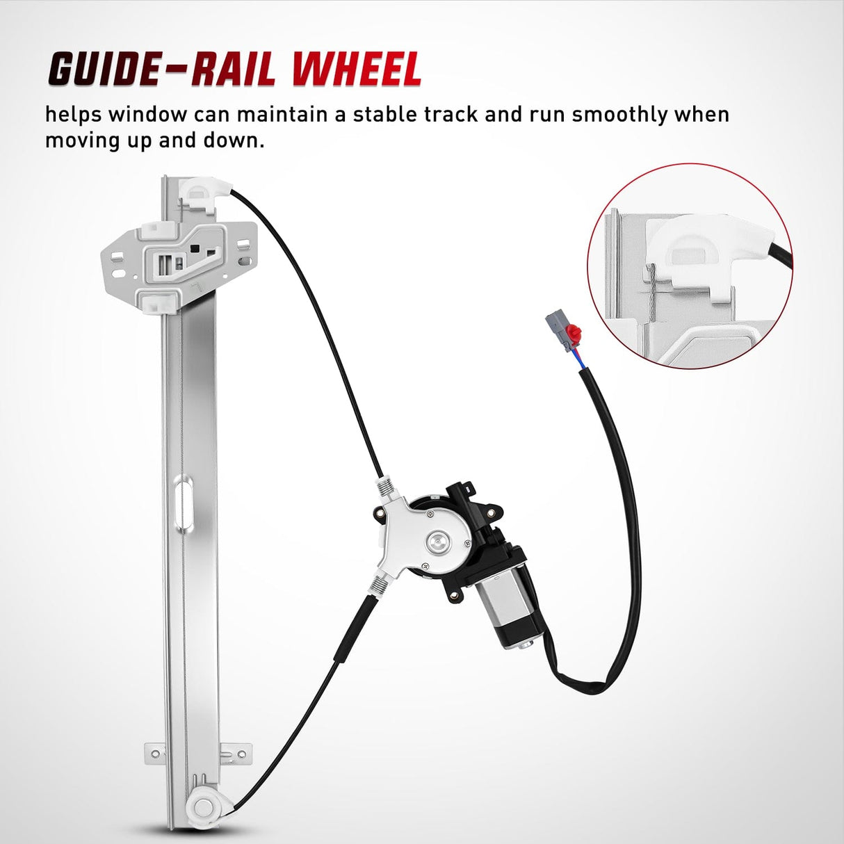 Window Regulator 748-512 Power Window Regulator and Motor Assembly Rear Driver Side, OE Replacement for Honda Pilot 2003 2004 2005 2006 2007 2008